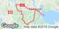 Track GPS Kosewo - Mikołaki - Kadzidłowo - Kosewo